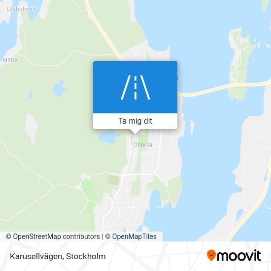 Karusellvägen karta