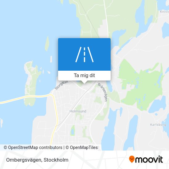 Ombergsvägen karta