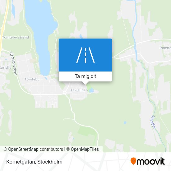 Kometgatan karta