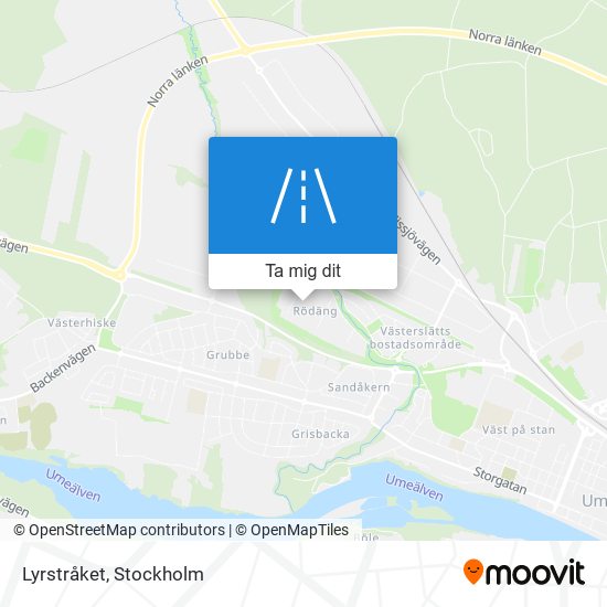 Lyrstråket karta