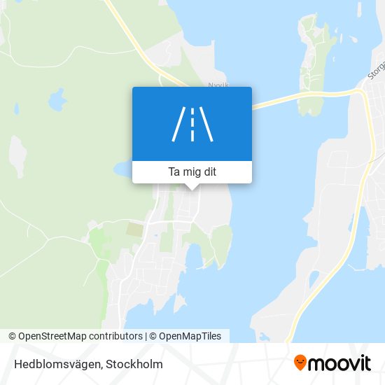 Hedblomsvägen karta