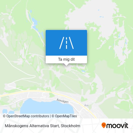 Månskogens Alternativa Start karta