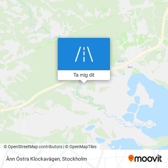 Ånn Östra Klockavägen karta