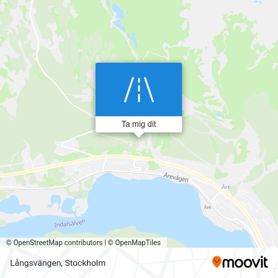 Långsvängen karta
