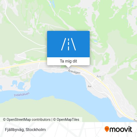 Fjällbyväg karta