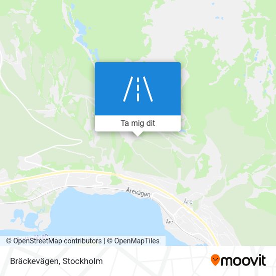 Bräckevägen karta