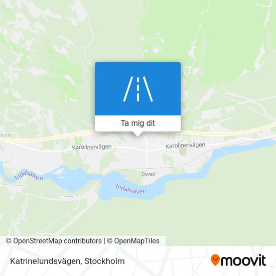 Katrinelundsvägen karta