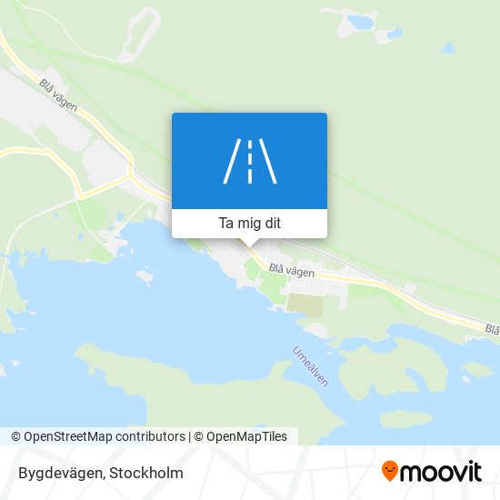 Bygdevägen karta