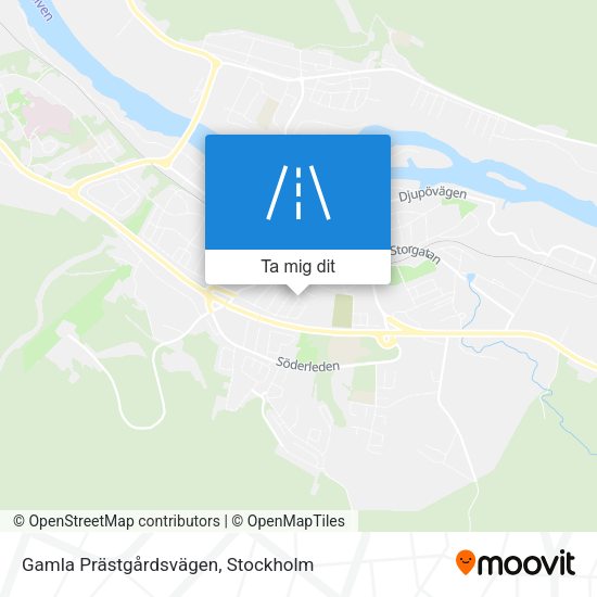 Gamla Prästgårdsvägen karta
