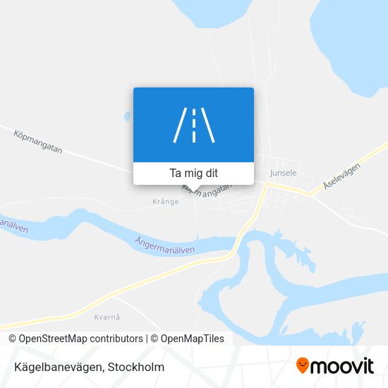 Kägelbanevägen karta