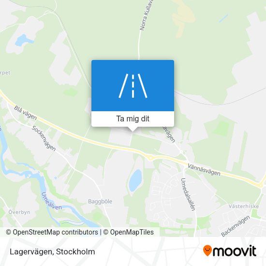 Lagervägen karta