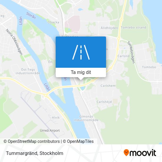 Tummargränd karta