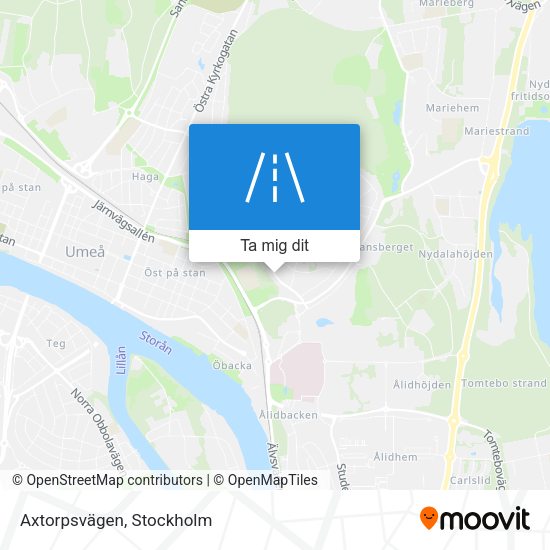 Axtorpsvägen karta