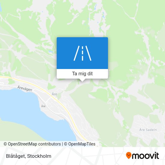 Blåtåget karta