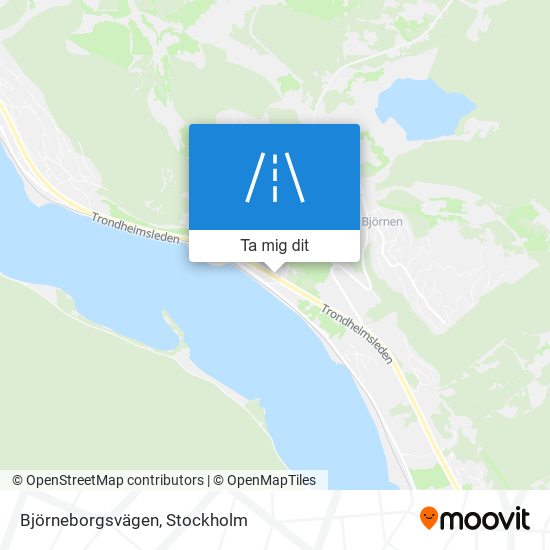 Björneborgsvägen karta