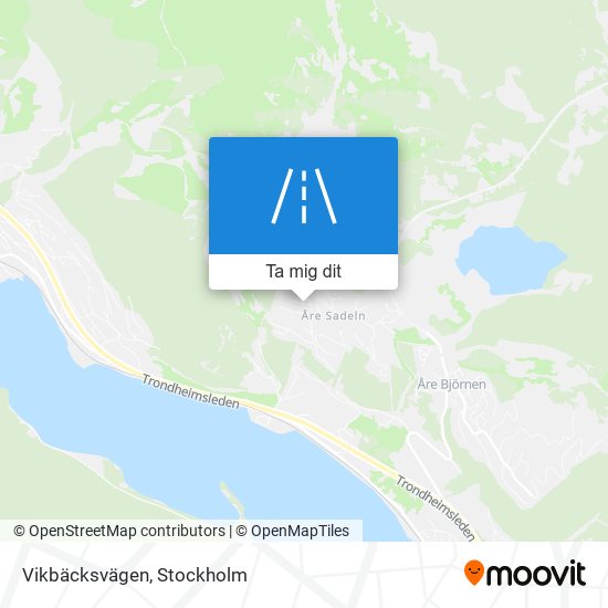 Vikbäcksvägen karta