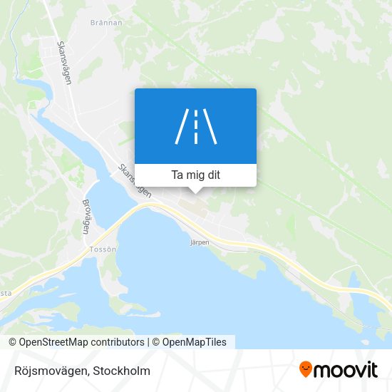 Röjsmovägen karta