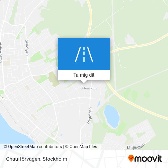 Chaufförvägen karta