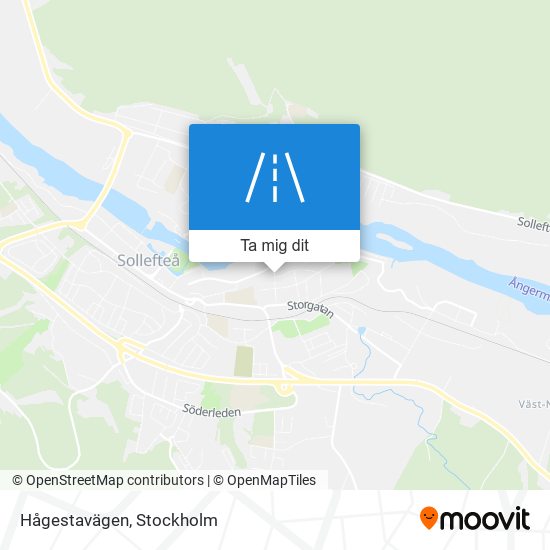 Hågestavägen karta