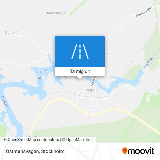 Östmansvägen karta