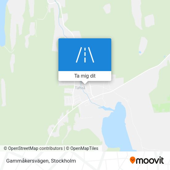 Gammåkersvägen karta