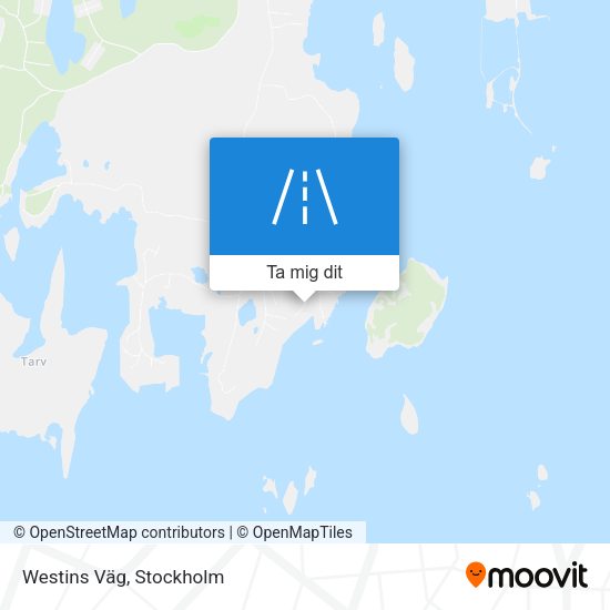 Westins Väg karta