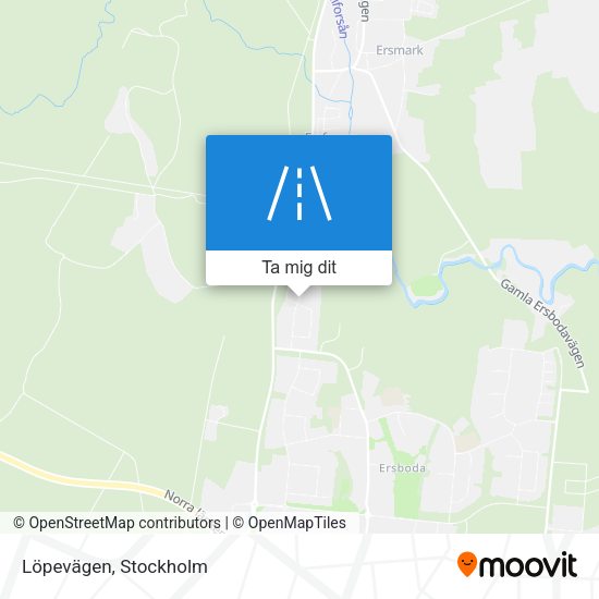 Löpevägen karta
