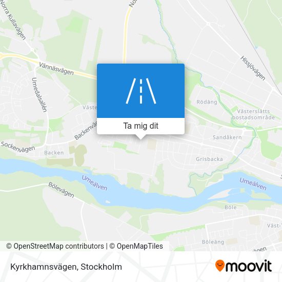 Kyrkhamnsvägen karta