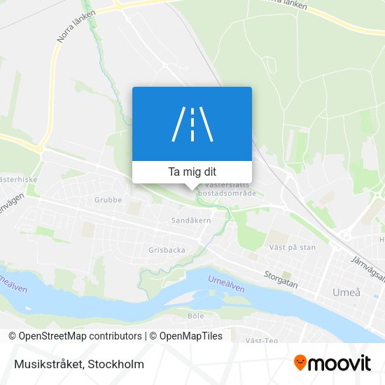 Musikstråket karta