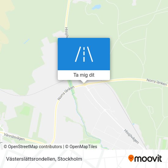 Västerslättsrondellen karta