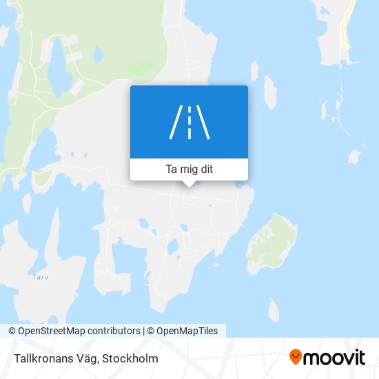 Tallkronans Väg karta