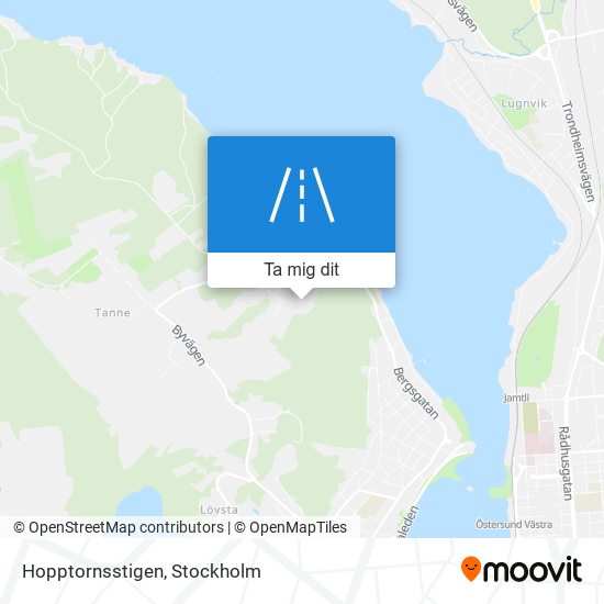 Hopptornsstigen karta