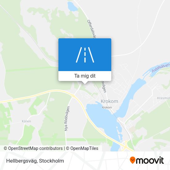 Hellbergsväg karta