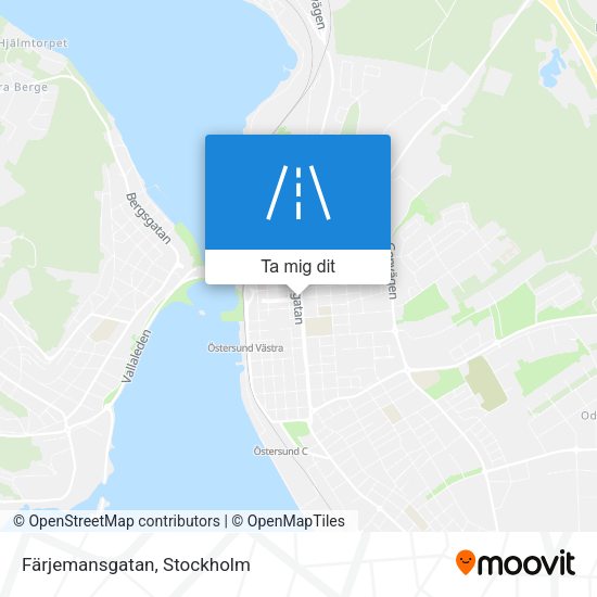 Färjemansgatan karta