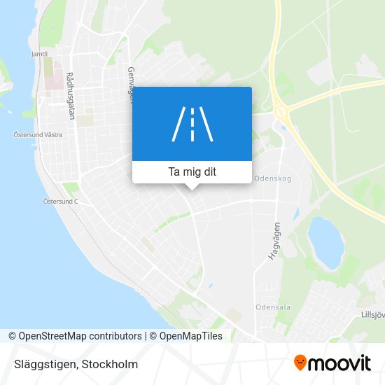 Släggstigen karta