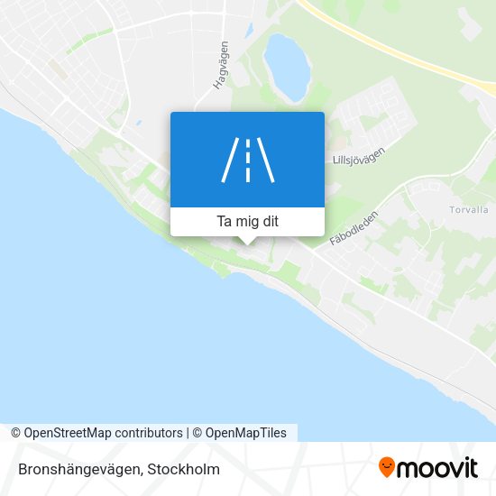 Bronshängevägen karta