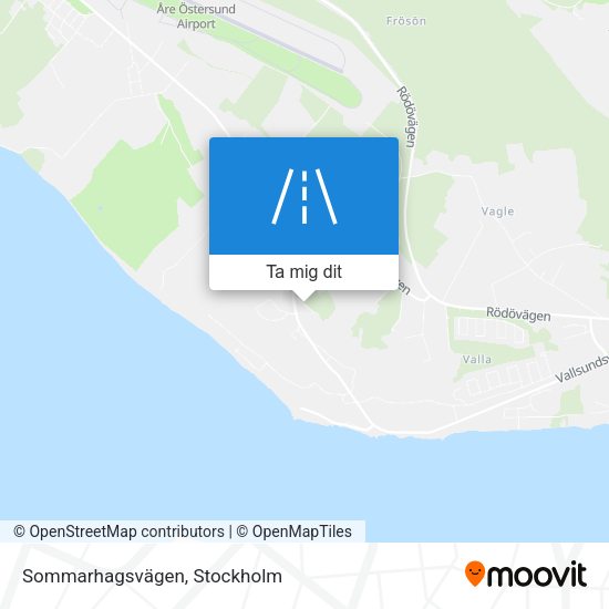 Sommarhagsvägen karta