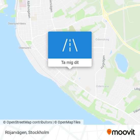 Röjarvägen karta