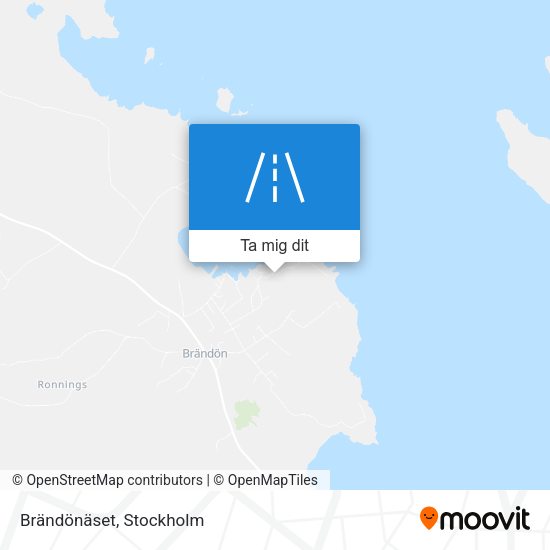 Brändönäset karta