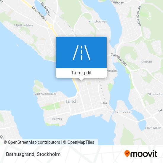 Båthusgränd karta