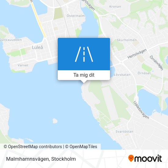 Malmhamnsvägen karta