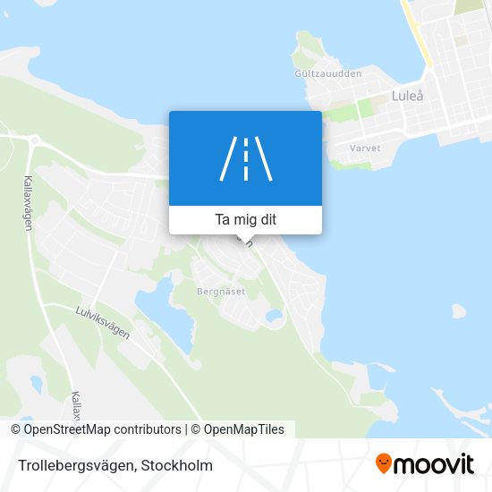 Trollebergsvägen karta
