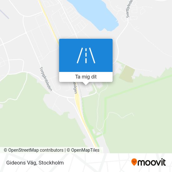 Gideons Väg karta
