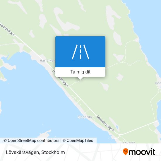Lövskärsvägen karta