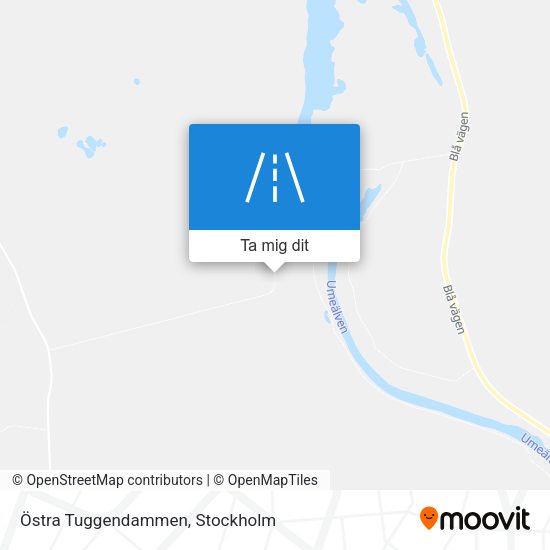 Östra Tuggendammen karta