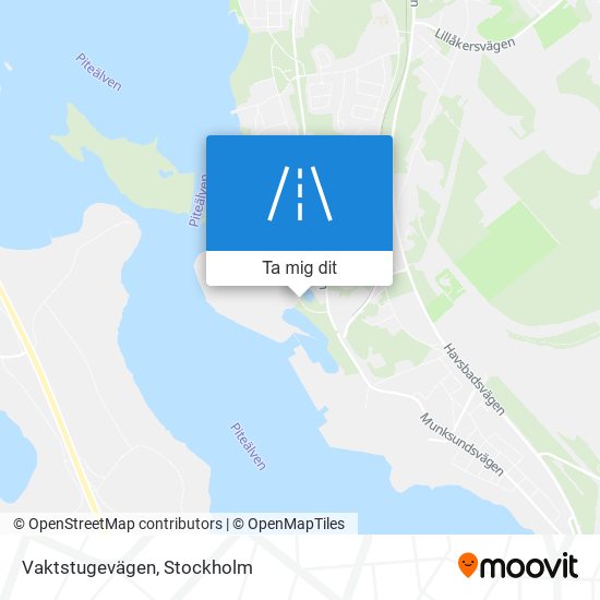 Vaktstugevägen karta