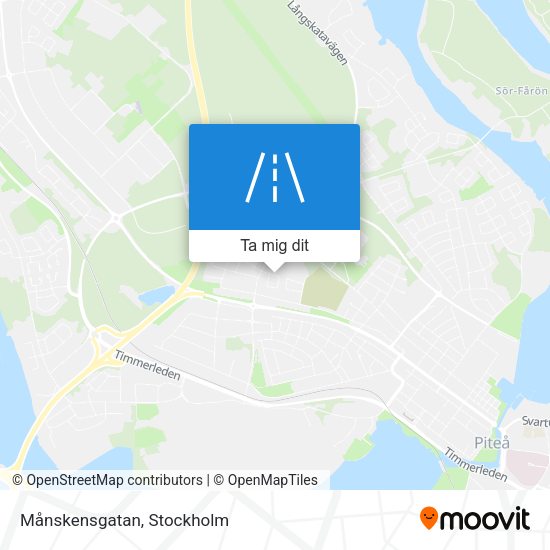 Månskensgatan karta