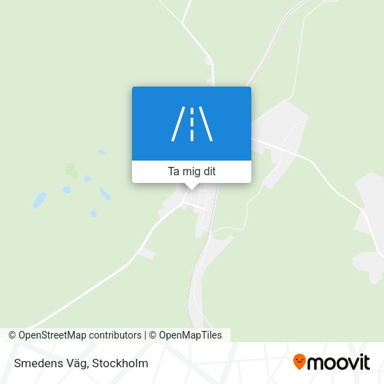 Smedens Väg karta