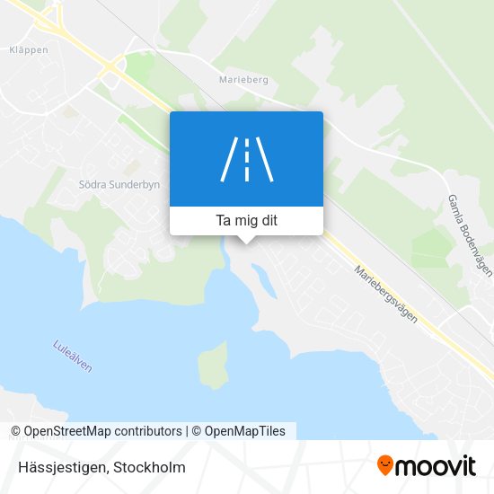 Hässjestigen karta
