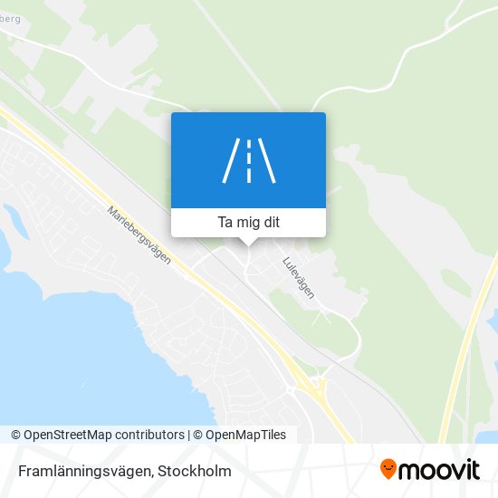 Framlänningsvägen karta